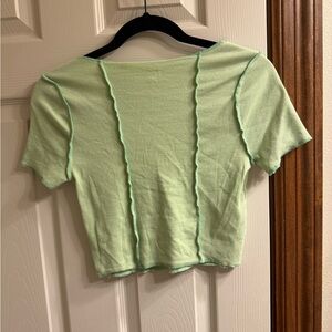Pac Medium green crop top